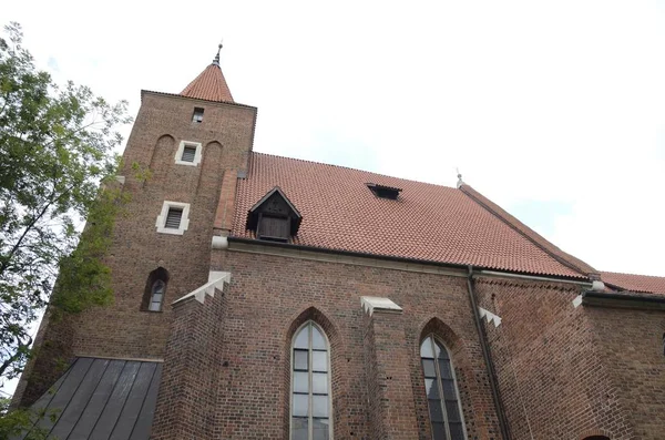 Kerk Van Het Heilige Kruis Oude Stad Van Krakow Polen — Stockfoto
