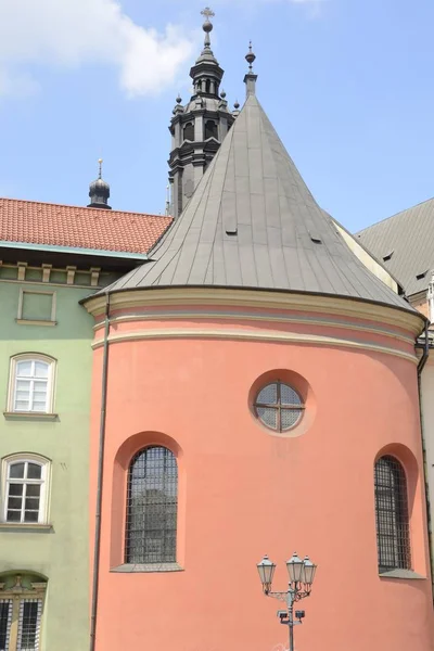 Церковь Святой Барбары Старом Городе Краков Польша — стоковое фото
