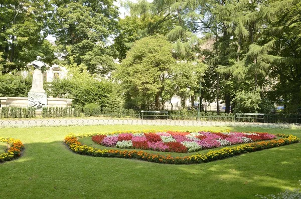 Cracovia Polonia Julio 2018 Monumento Artur Grottger Pintor Polaco Situado — Foto de Stock