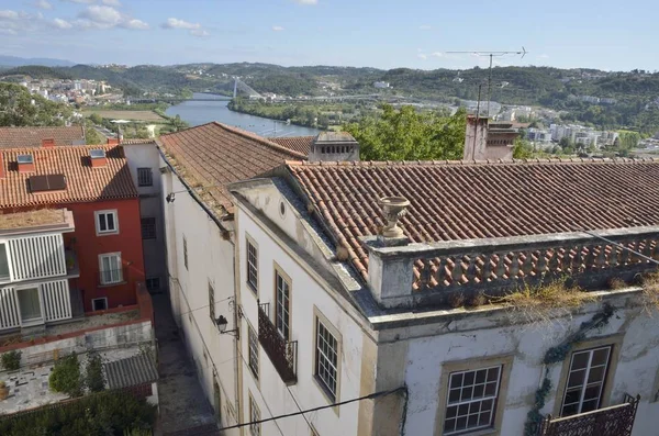 Vista do rio em Coimbra — Fotografia de Stock