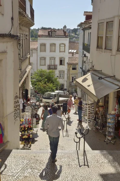 Schody na ulicy Coimbra — Zdjęcie stockowe