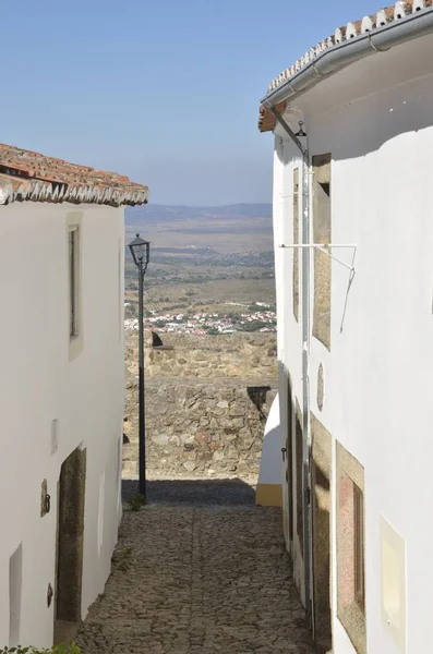 Steingasse in Marvao — Stockfoto