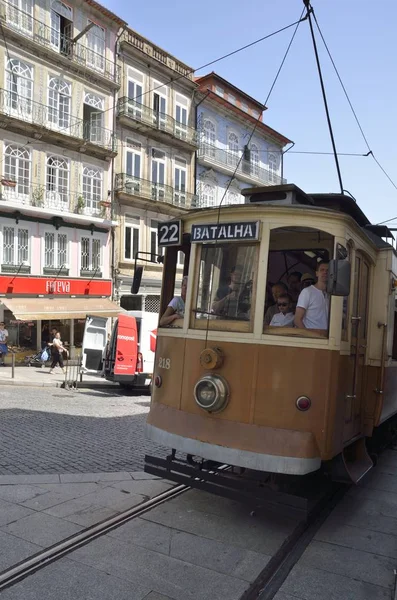 Porto tram — Stock Photo, Image