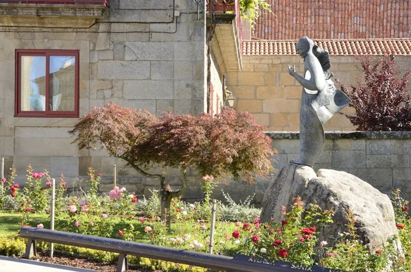 Statue to Castelao in Pontevedra — Stock Photo, Image