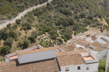 Endülüs dağ köyünde Roofscape