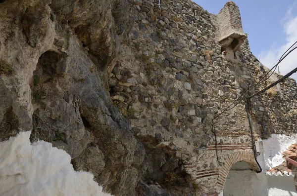 Casares'te taş duvar — Stok fotoğraf