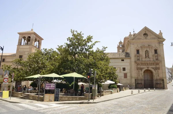 Place pavée à Antequera — Photo