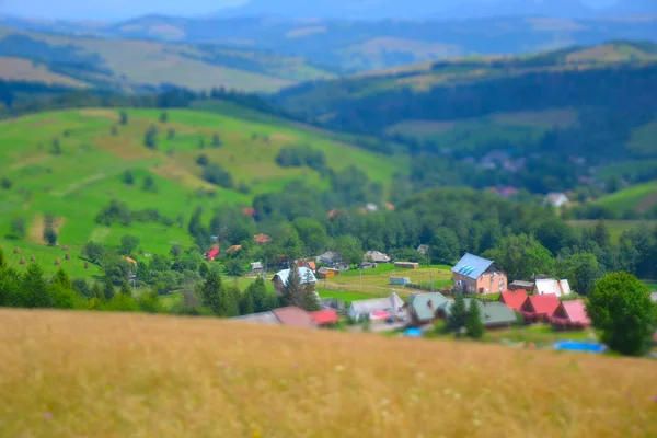 Viaggiare Nei Carpazi Montagne — Foto Stock