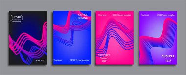 Yaratıcı renkli kapak. Kapak tasarımı.