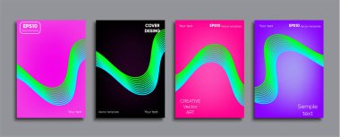 Yaratıcı renkli kapak. Kapak tasarımı.