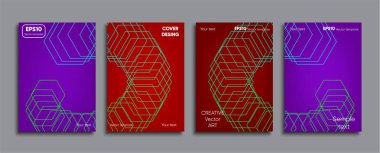 Yaratıcı renkli kapak. Kapak tasarımı.