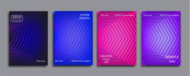 Yaratıcı renkli kapak. Kapak tasarımı.