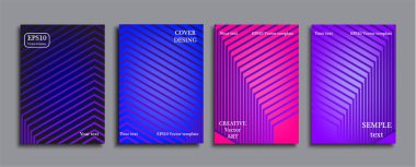 Yaratıcı renkli kapak. Kapak tasarımı.