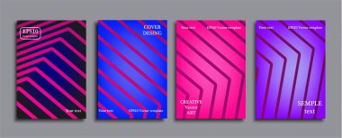 Yaratıcı renkli kapak. Kapak tasarımı.