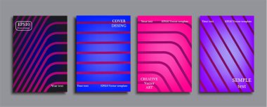 Yaratıcı renkli kapak. Kapak tasarımı.