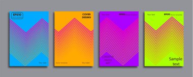 Yaratıcı renkli kapak. Kapak tasarımı.