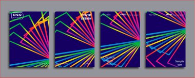 Yaratıcı renkli kapak. Kapak tasarımı.