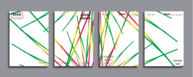 Yaratıcı renkli kapak. Kapak tasarımı.