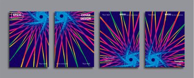 Yaratıcı renkli kapak. Kapak tasarımı.