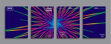 Yaratıcı renkli kapak. Kapak tasarımı.