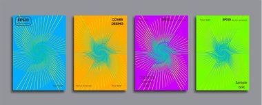 Yaratıcı renkli kapak. Kapak tasarımı.