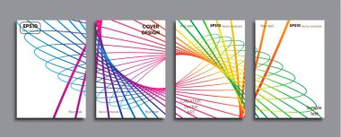 Yaratıcı renkli kapak. Kapak tasarımı.