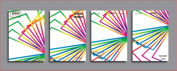 Yaratıcı renkli kapak. Kapak tasarımı.