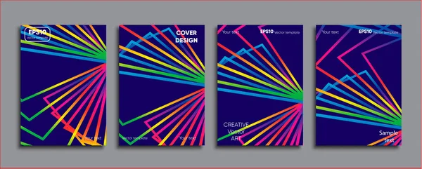 Yaratıcı renkli kapak. Kapak tasarımı.