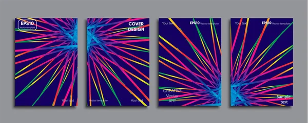 Yaratıcı renkli kapak. Kapak tasarımı.