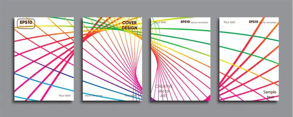 Yaratıcı renkli kapak. Kapak tasarımı.