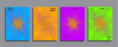 Yaratıcı renkli kapak. Kapak tasarımı.