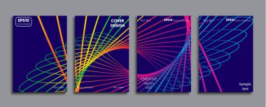 Yaratıcı renkli kapak. Kapak tasarımı.