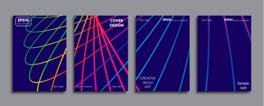 Yaratıcı renkli kapak. Kapak tasarımı.