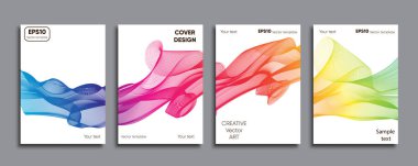 Yaratıcı renkli kapak. Kapak tasarımı.