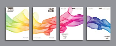 Yaratıcı renkli kapak. Kapak tasarımı.