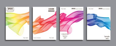 Yaratıcı renkli kapak. Kapak tasarımı.