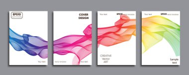 Yaratıcı renkli kapak. Kapak tasarımı.