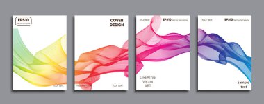 Yaratıcı renkli kapak. Kapak tasarımı.