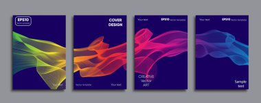 Yaratıcı renkli kapak. Kapak tasarımı.