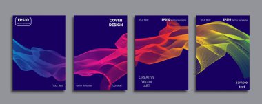 Yaratıcı renkli kapak. Kapak tasarımı.