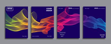 Yaratıcı renkli kapak. Kapak tasarımı.