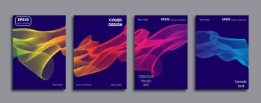 Yaratıcı renkli kapak. Kapak tasarımı.