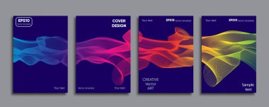 Yaratıcı renkli kapak. Kapak tasarımı.