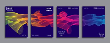 Yaratıcı renkli kapak. Kapak tasarımı.