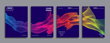 Yaratıcı renkli kapak. Kapak tasarımı.