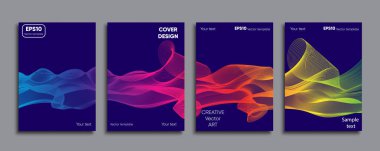 Yaratıcı renkli kapak. Kapak tasarımı.