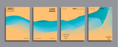 Yaratıcı renkli kapak. Kapak tasarımı.