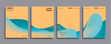 Yaratıcı renkli kapak. Kapak tasarımı.