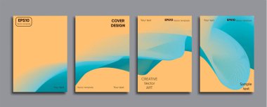 Yaratıcı renkli kapak. Kapak tasarımı.