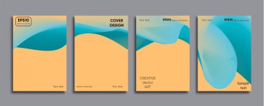 Yaratıcı renkli kapak. Kapak tasarımı.